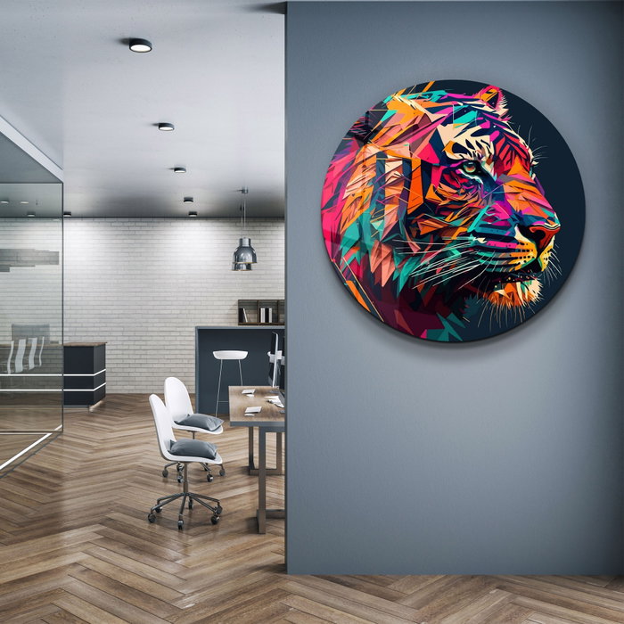 Wallity Cuadro decorativo de vidrio templado Multicolor (80 x 80 cm)